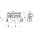 Injectors Rail 4 Cylinders "TYPE 37"