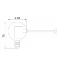 CNG HP pressure optical level sensor