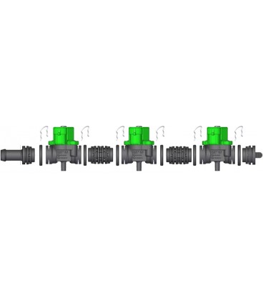 Assembly kit for rail injectors (3x1) for 3 cylinders