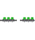 Assembly kit for rail injectors (3+3) for 6 cylinders