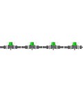 Assembly kit for rail injectors (1x4) for 4 cylinders
