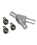 "Y" Tubo Gas 12x19 con Fascette