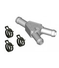 "T" Joint for Gas Pipe 12x19 whit Clamps