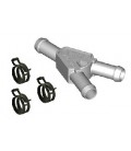 "T" Joint for Gas Pipe 10x17 whit Clamps